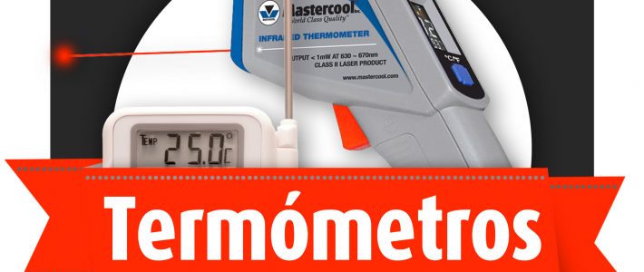 Termómetros analógicos, digitais e de infravermelhos